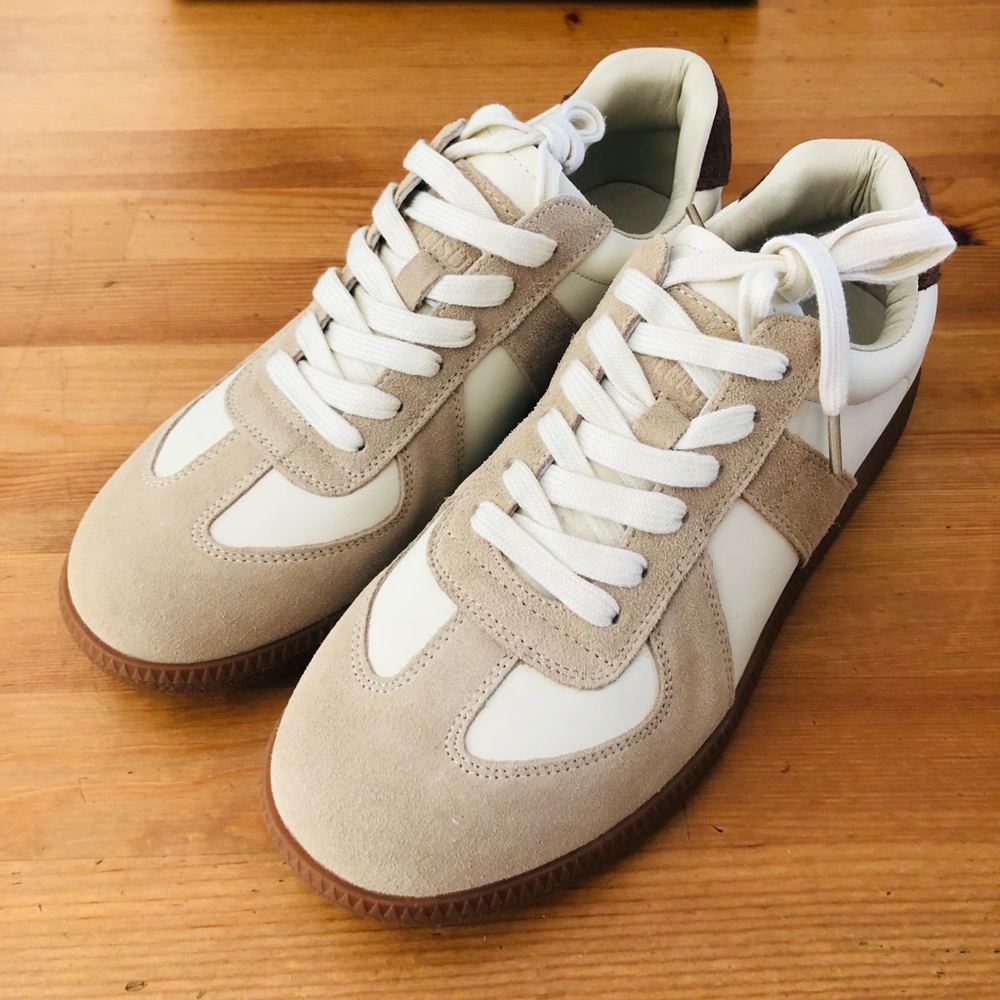 Fashion Sneakers Women,Leather Casual Lace Up Retro OG Sneakers Comfortable Shoe